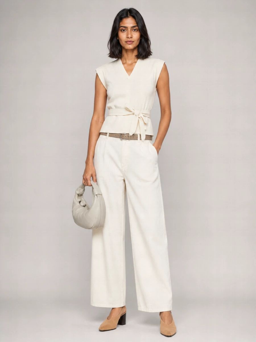 Lemaire Denim Wide-Leg Trousers