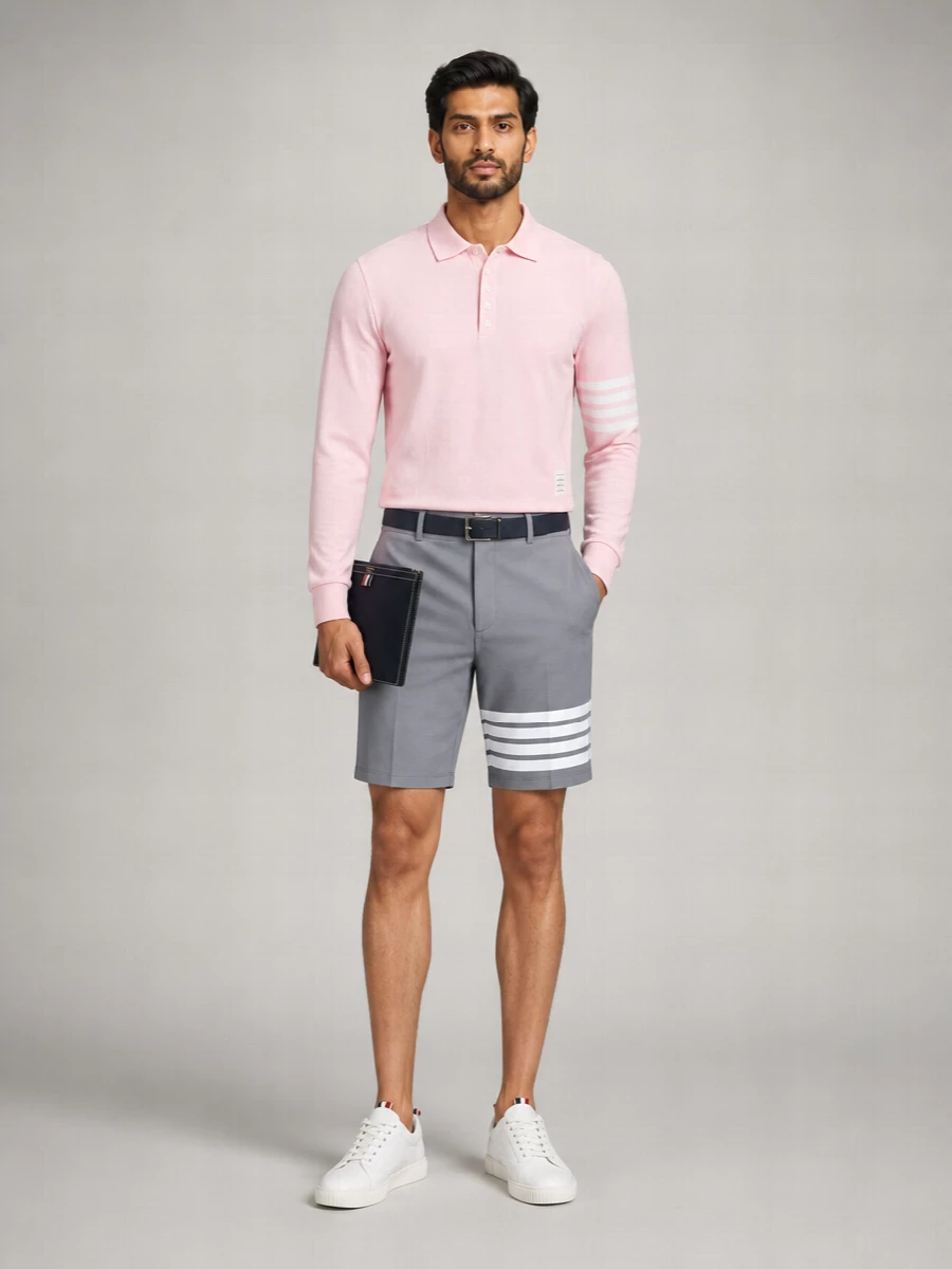 Thom Browne Cotton Polo Shirt