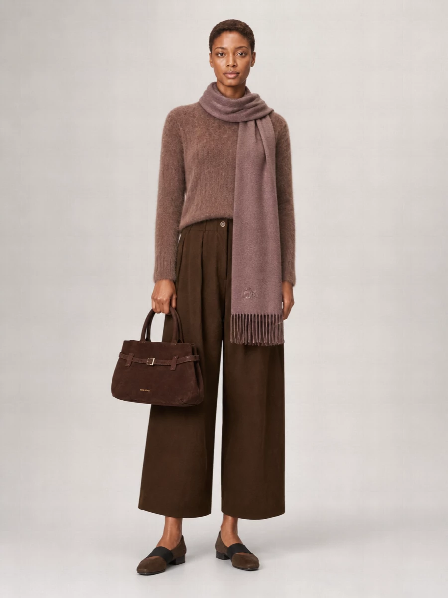 Uma Wang Fluffy Wool Crewneck Jumper