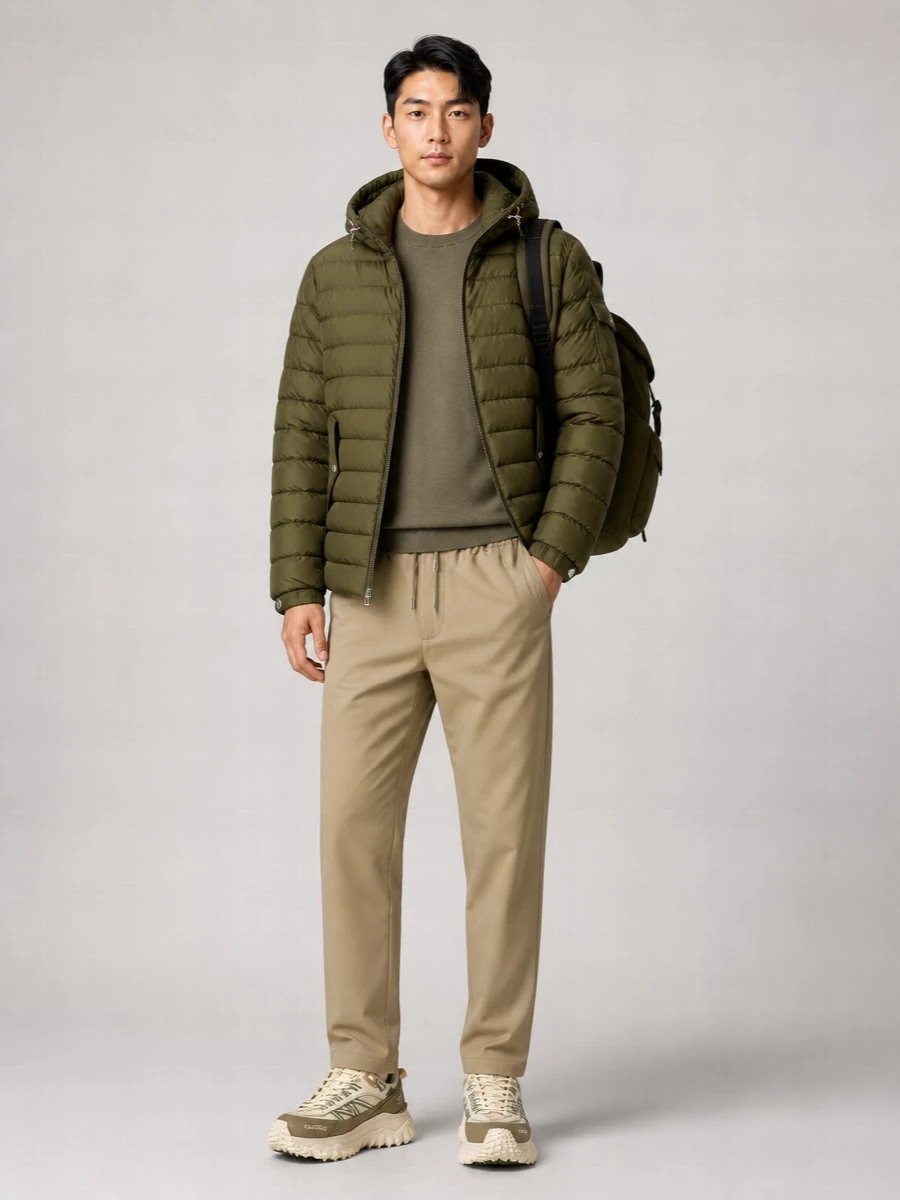 Moncler Hooded Down Parka Jacket