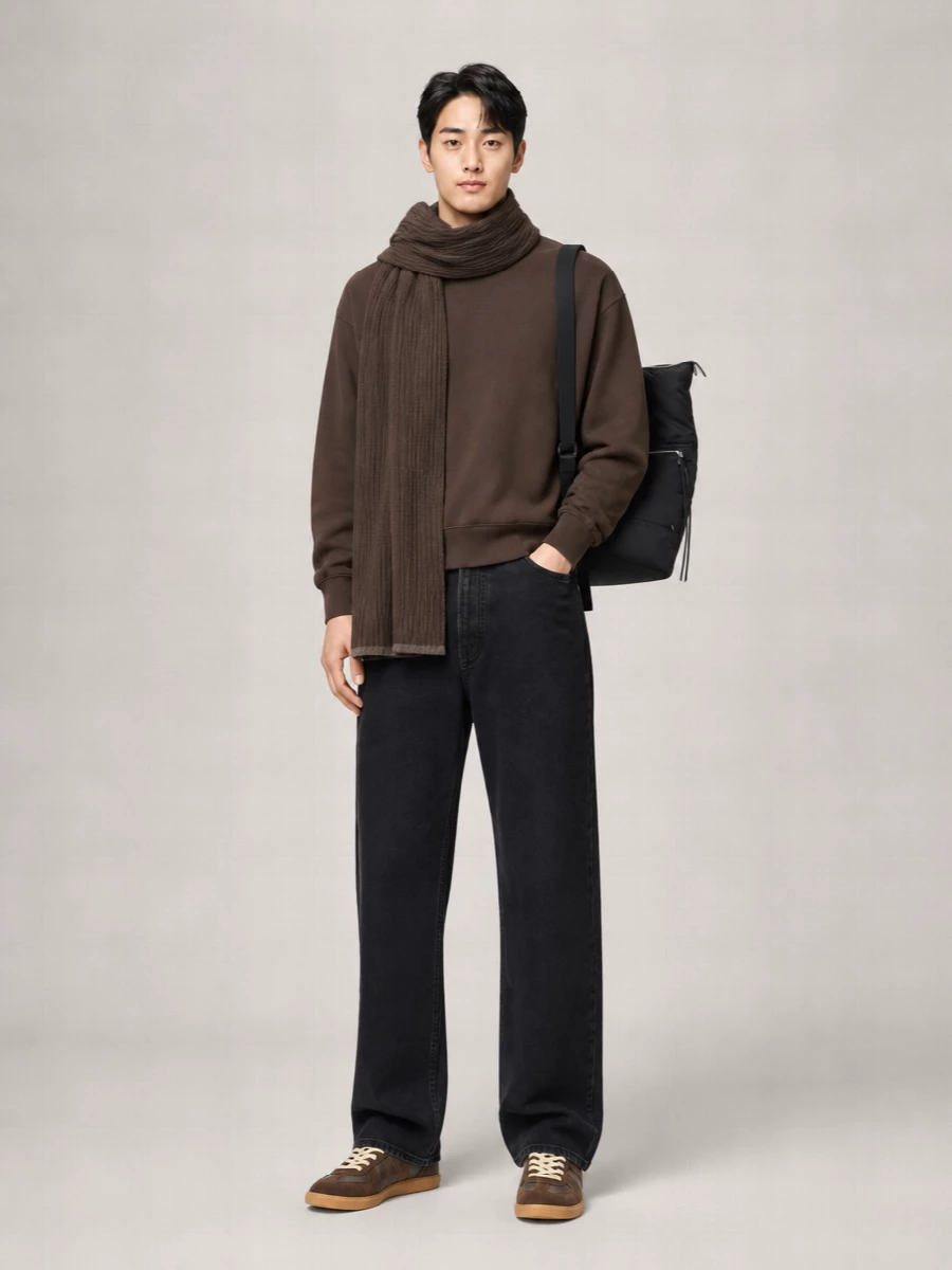 Maison Margiela contrast-panel long-sleeve sweatshirt
