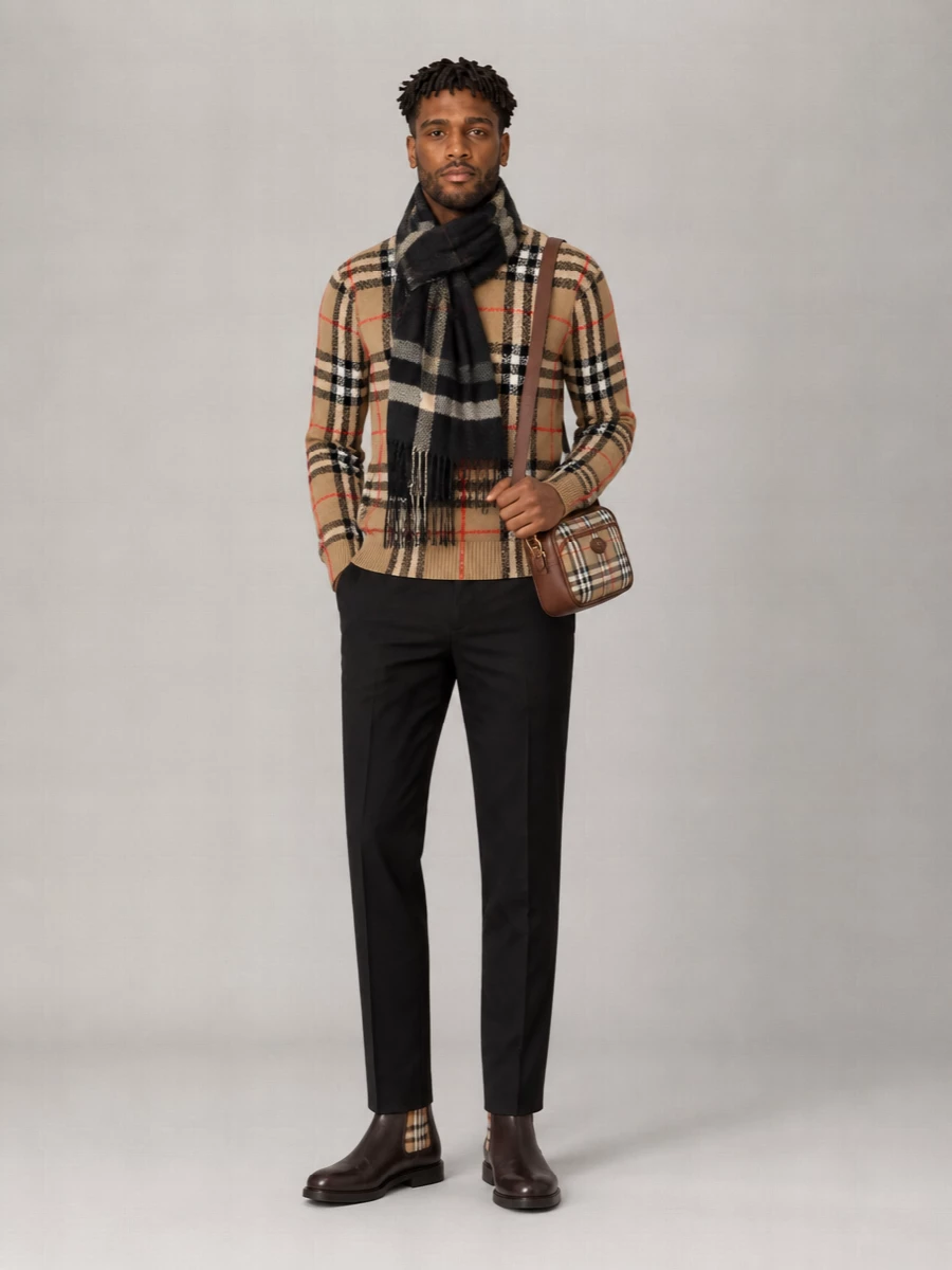 Burberry Embroidered Cashmere Sweater