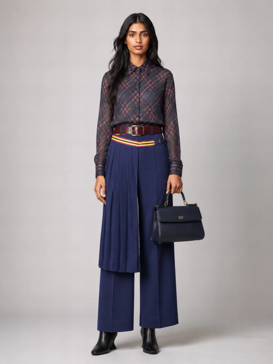 Dries Van Noten Prestona Wide-Leg Trousers