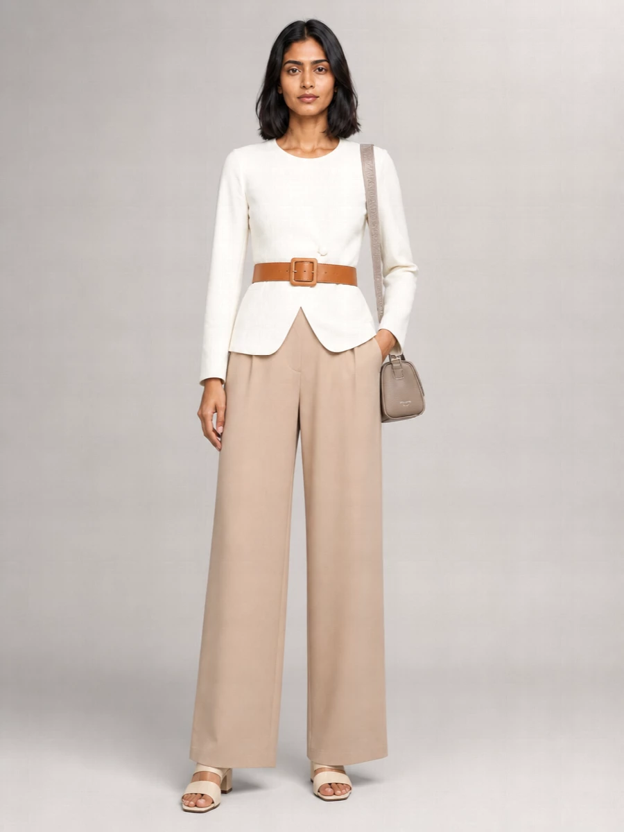 Emporio Armani Wide-Leg Trousers