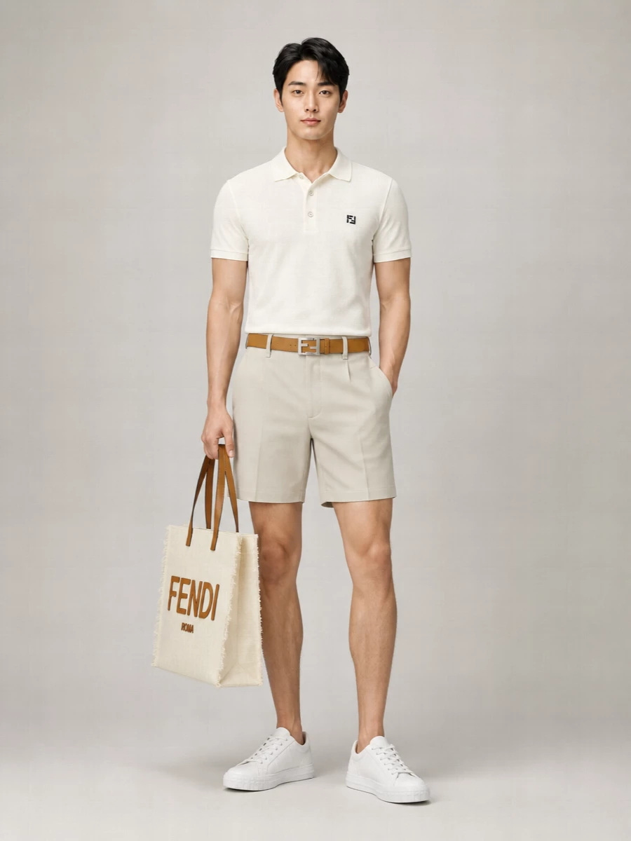 Fendi Wool Bermuda Shorts