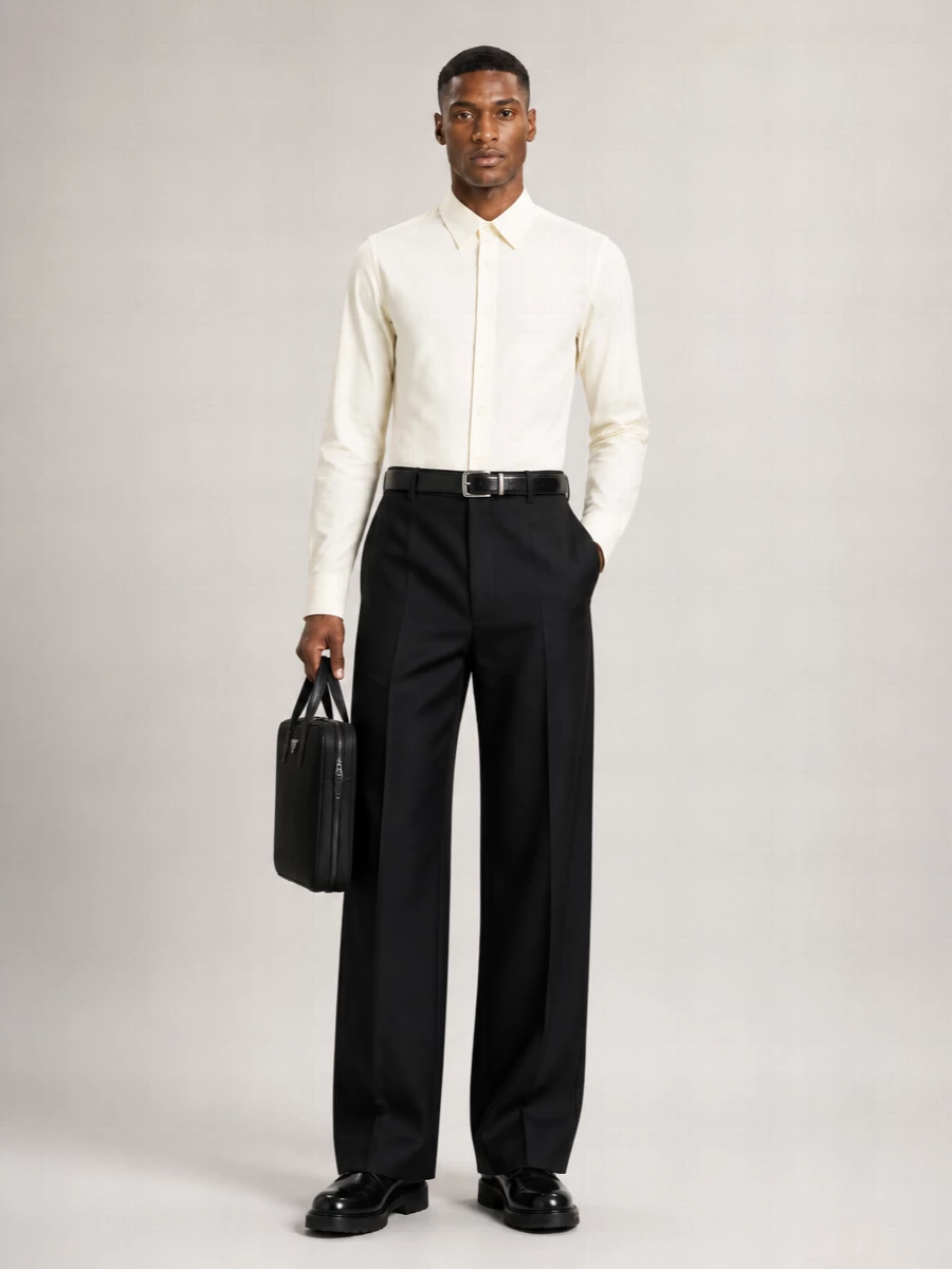Balenciaga Wide-Leg Tailored Trousers