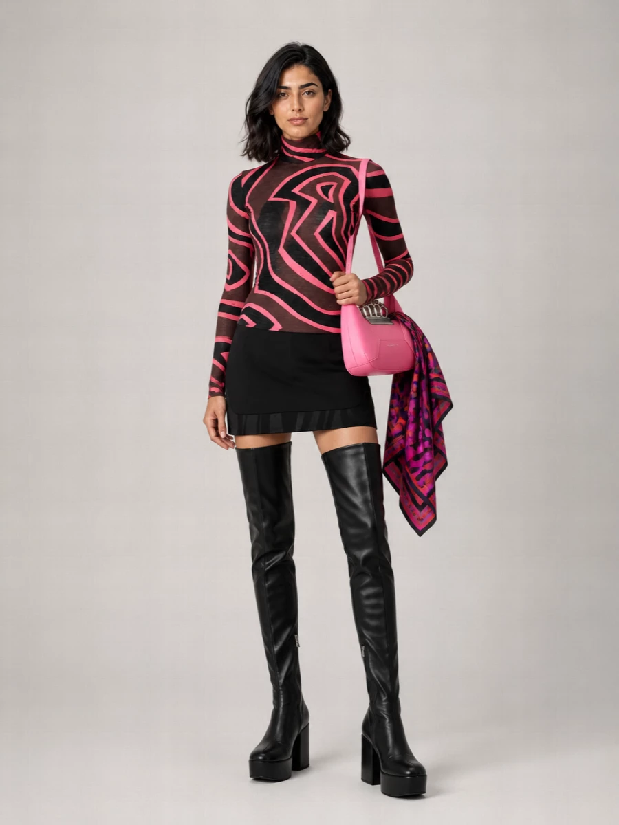 Pucci Virgin Wool Knitted Top