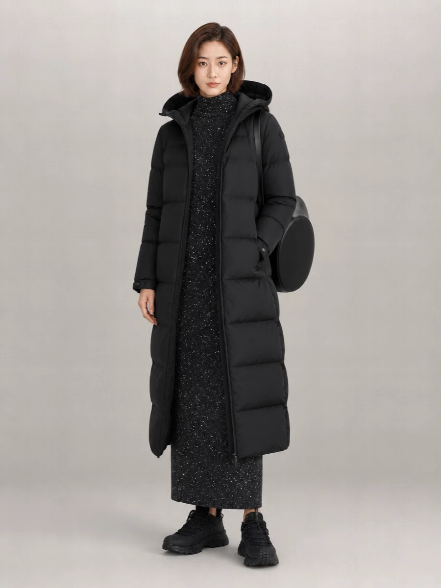 Moncler Long Down Puffer Jacket