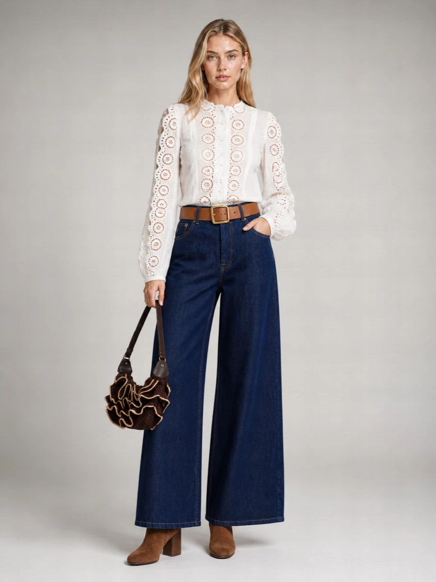 Zimmermann High-Rise Flared Denim Jeans
