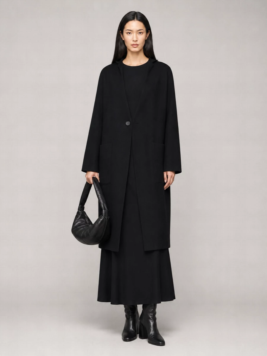 Lisa Yang Long Sleeve Friend Cardigan With Pockets