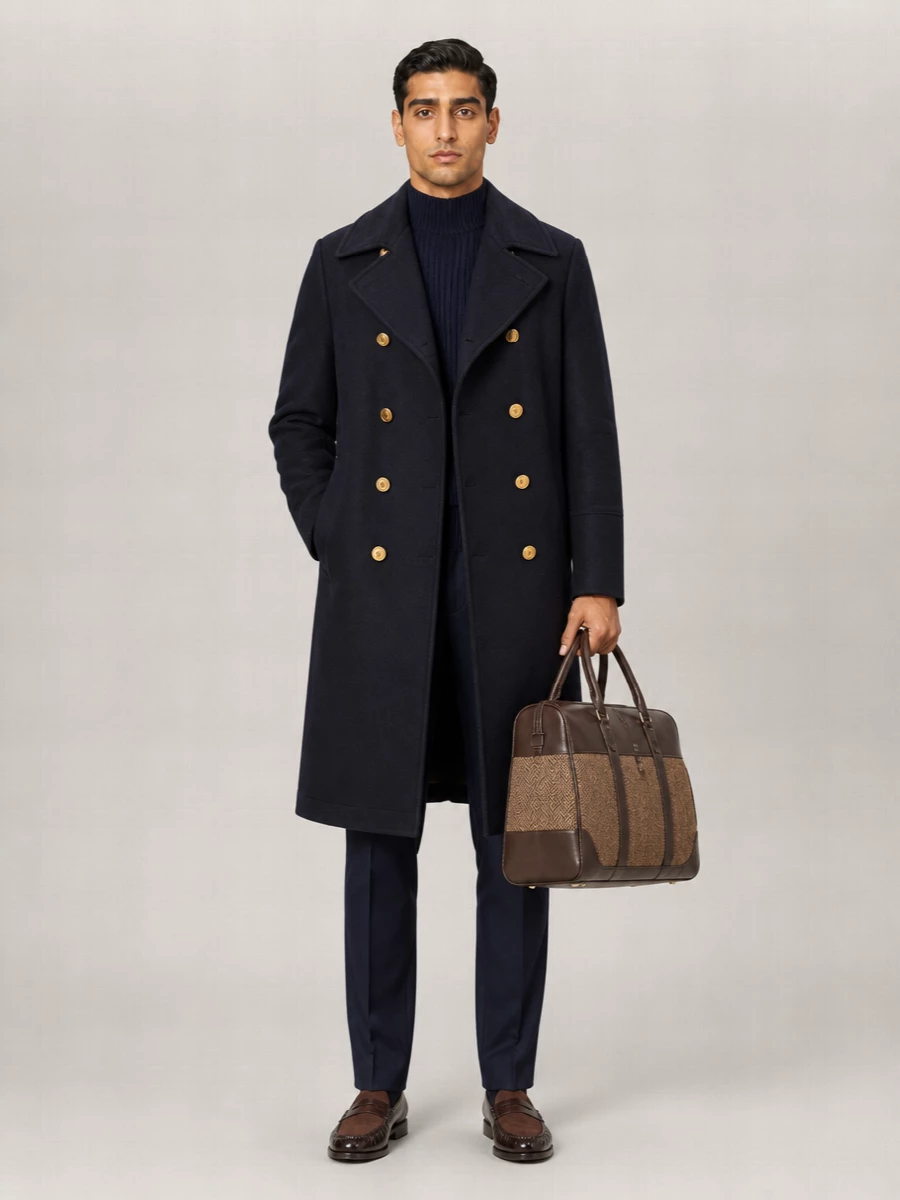 Brunello Cucinelli Cashmere Double-Breasted Coat