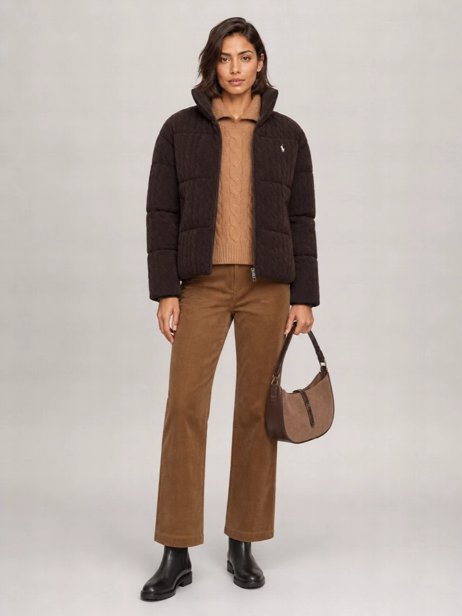 Polo Ralph Lauren cashmere-blend padded parka coat