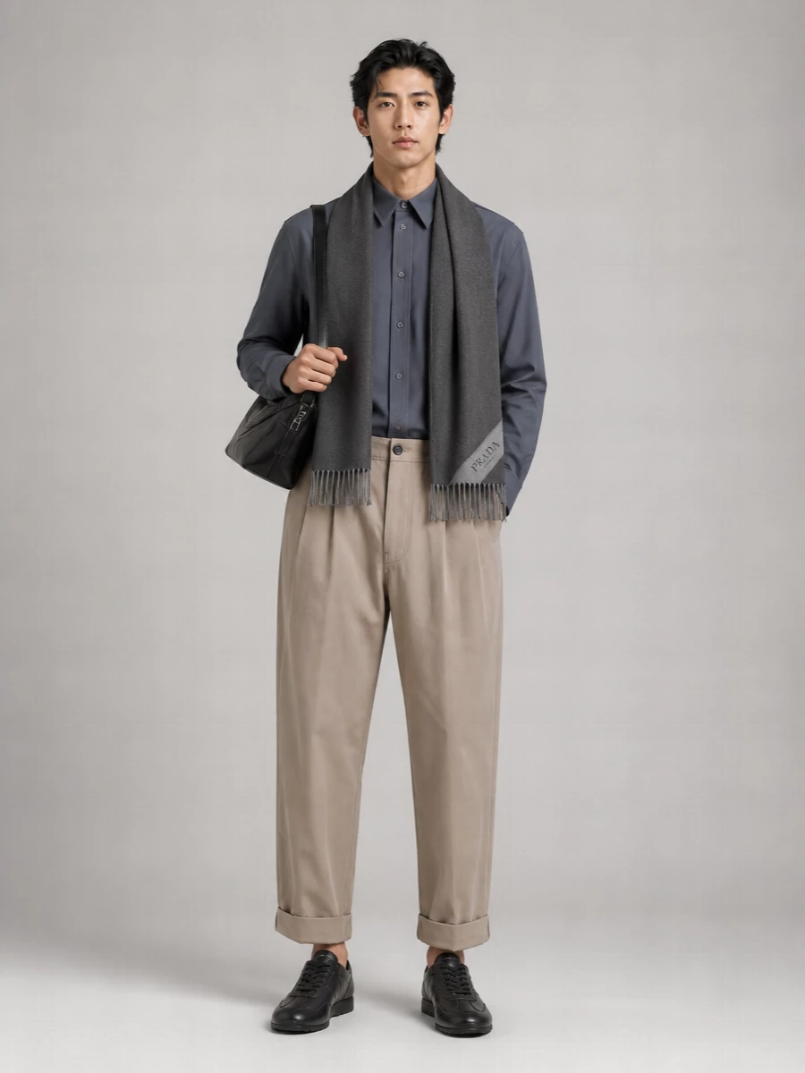 Marni Canvas Loose Fit Trousers