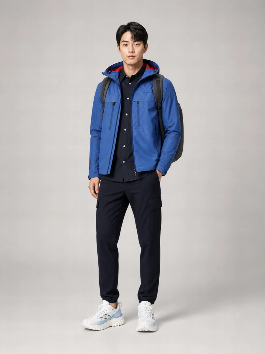 Moncler Grenoble Hooded Ripstop Windbreaker Jacket