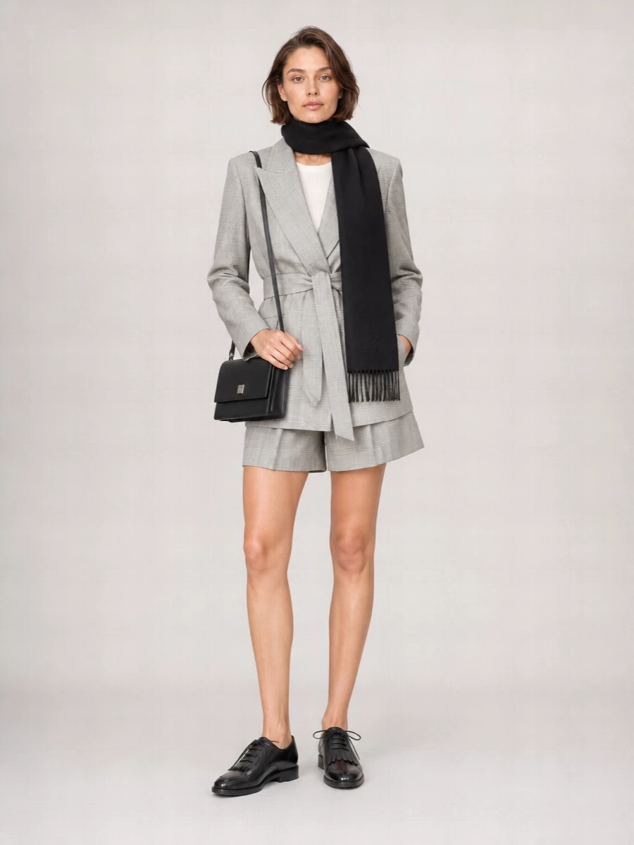 Max Mara Virgin Wool Tailored Shorts