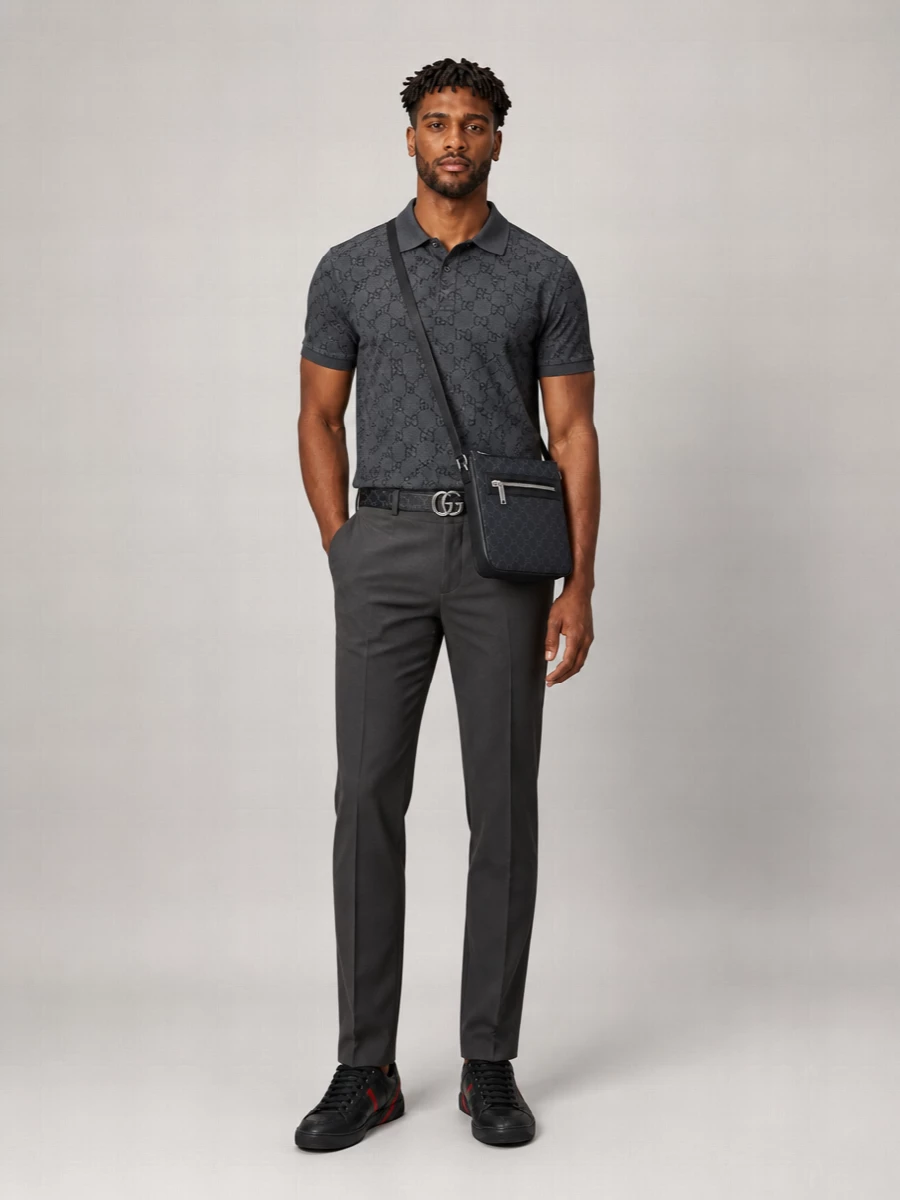 Gucci Wool Polo Shirt
