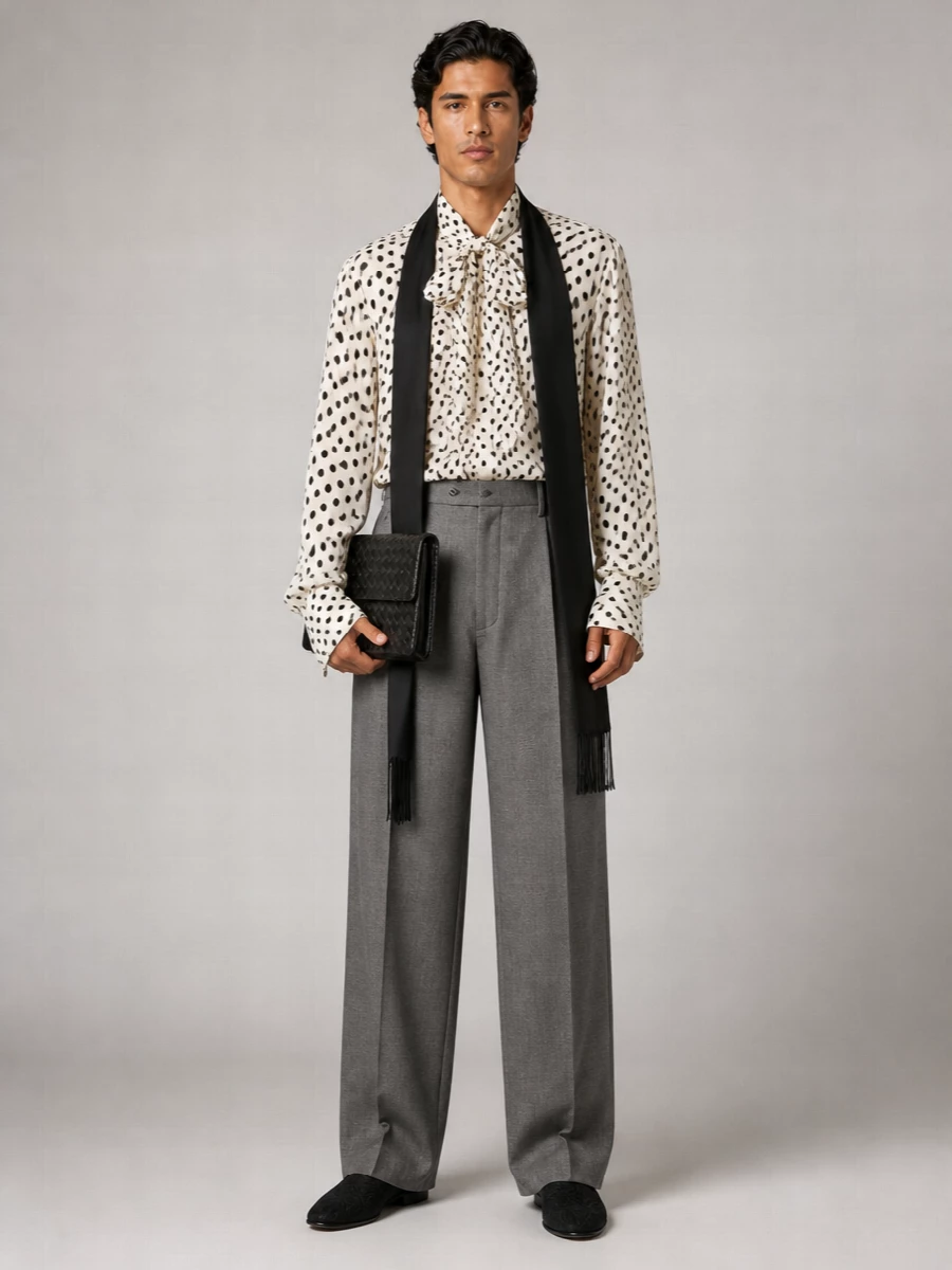 Stella Mccartney Printed Satin Shirt
