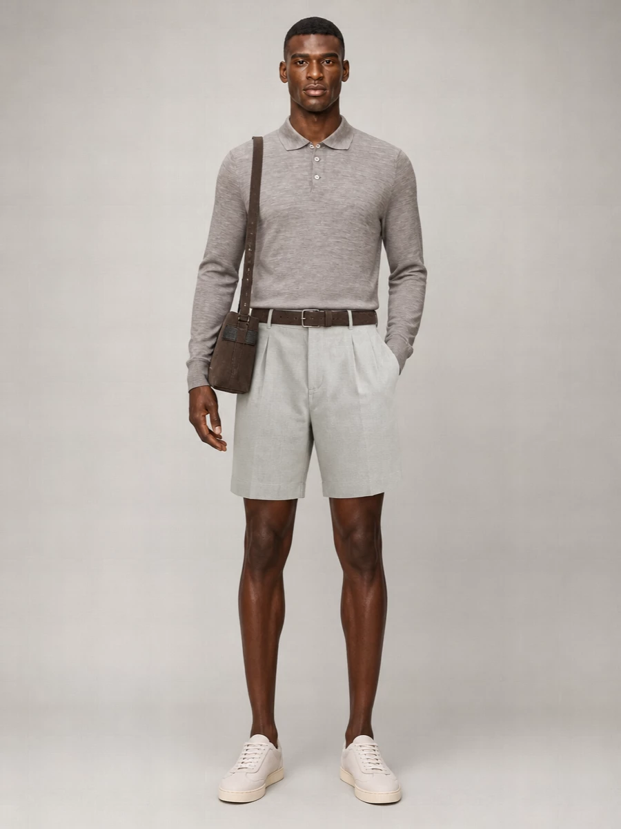 Brunello Cucinelli Cotton Corduroy Tailored Shorts