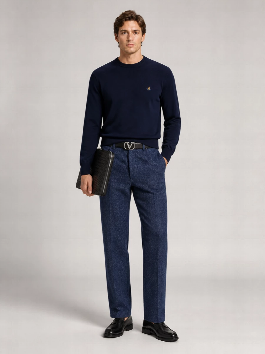Vivienne Westwood Mid-Rise Straight-Leg Trousers