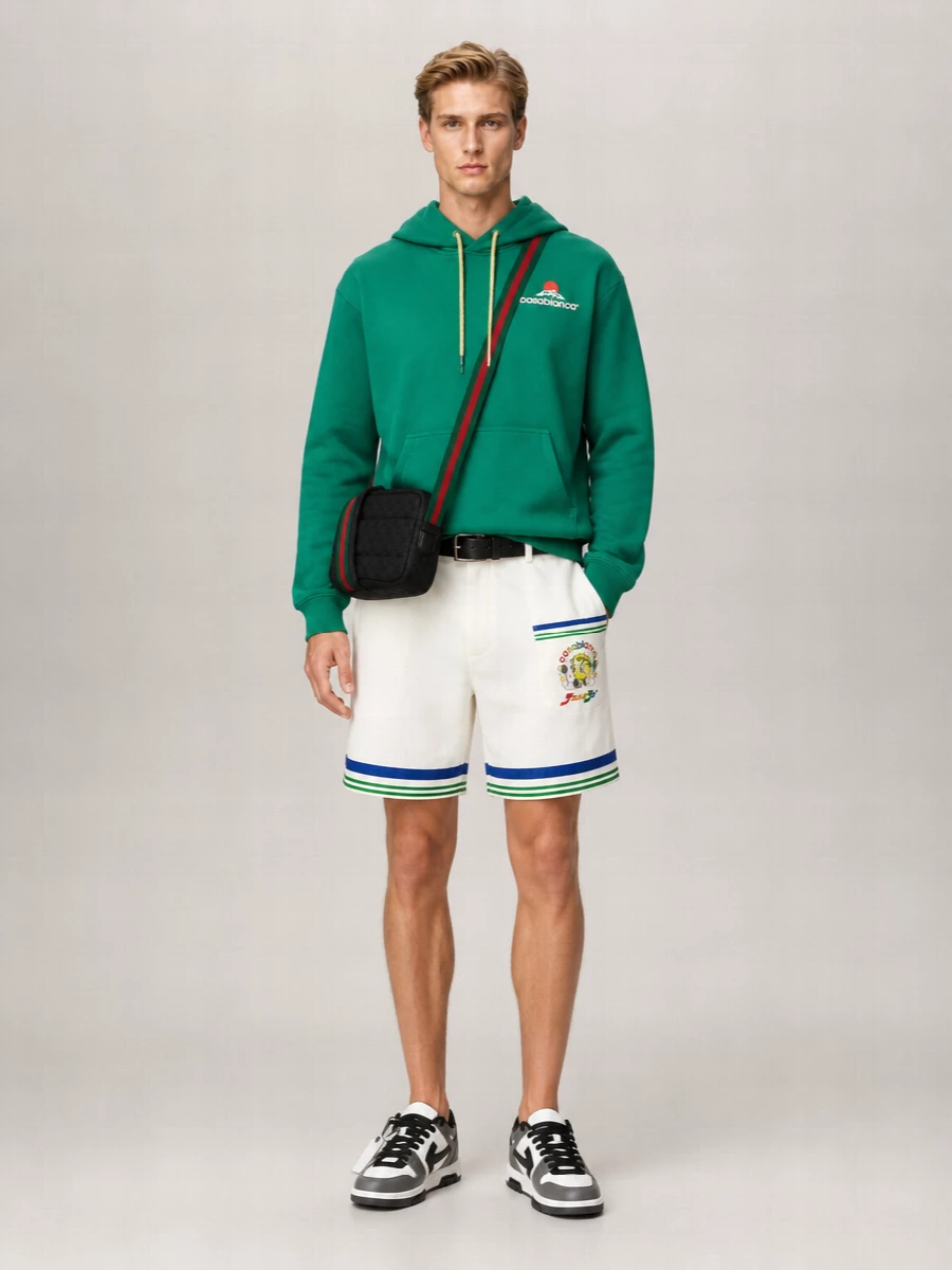 Casablanca Organic Cotton Printed Hoodie