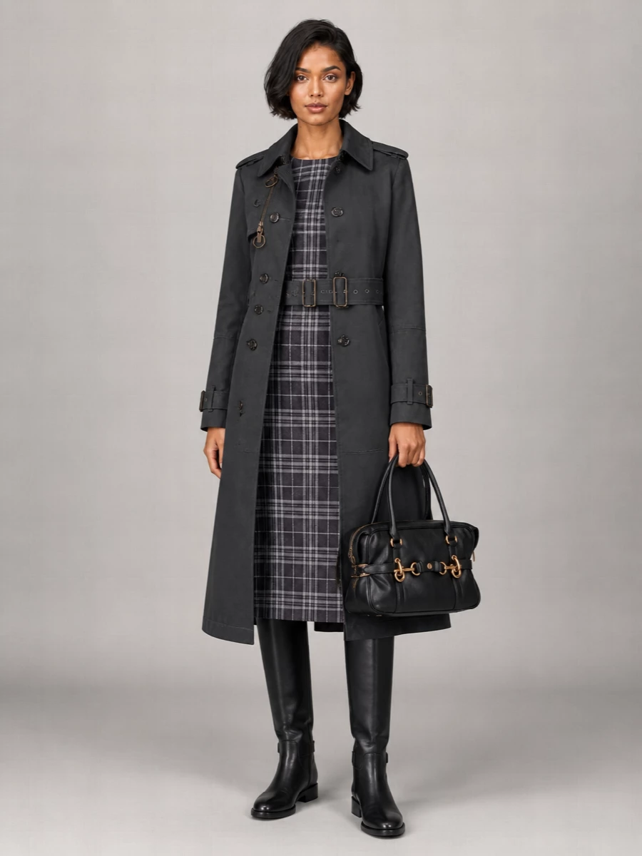 Burberry Leather Knee-High Boots