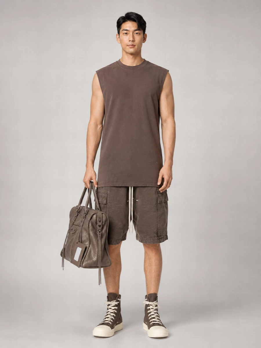 Rick Owens Drkshdw Cotton Tank Top