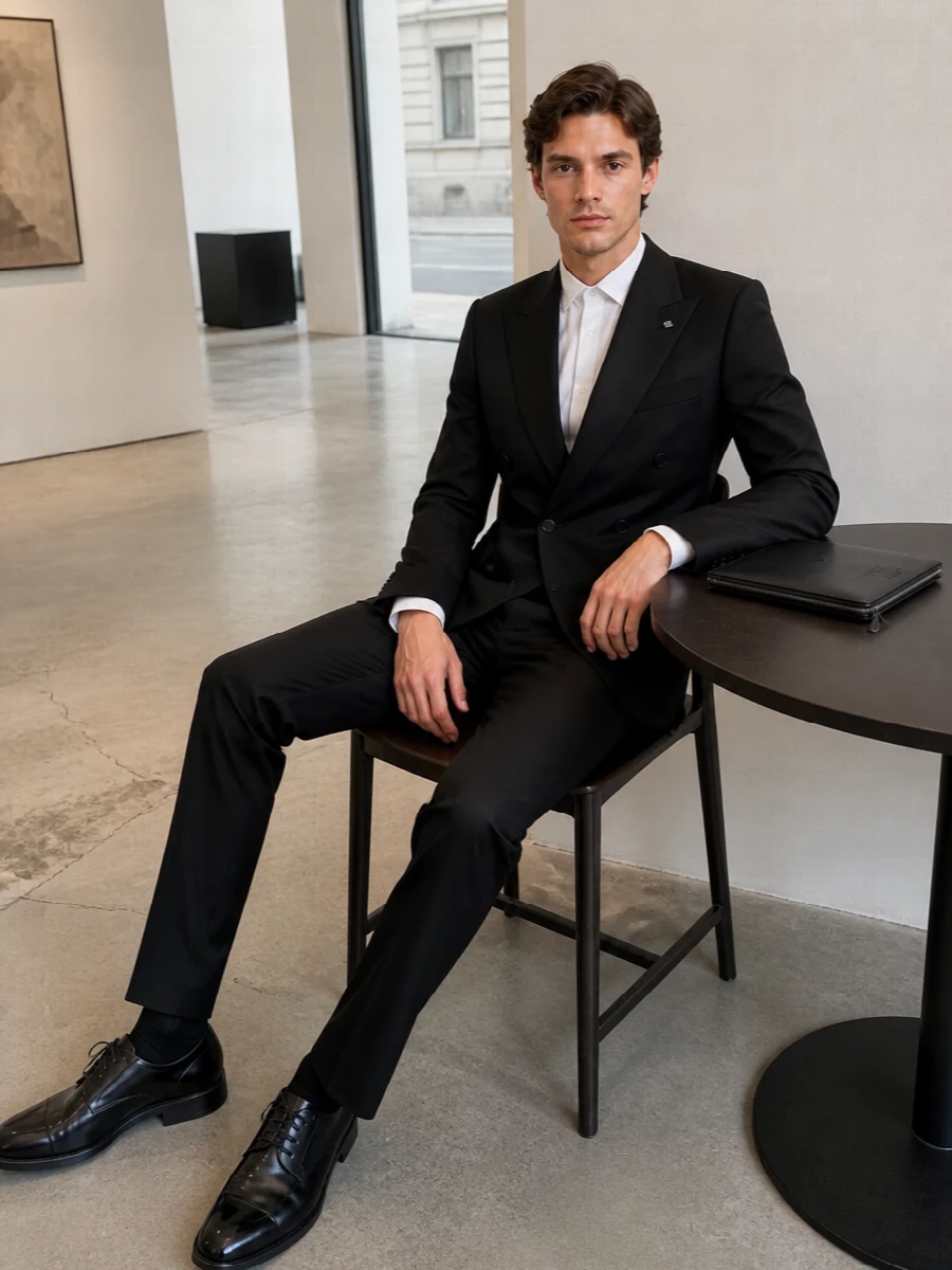Tagliatore black tuxedo dolcegabbana shoes