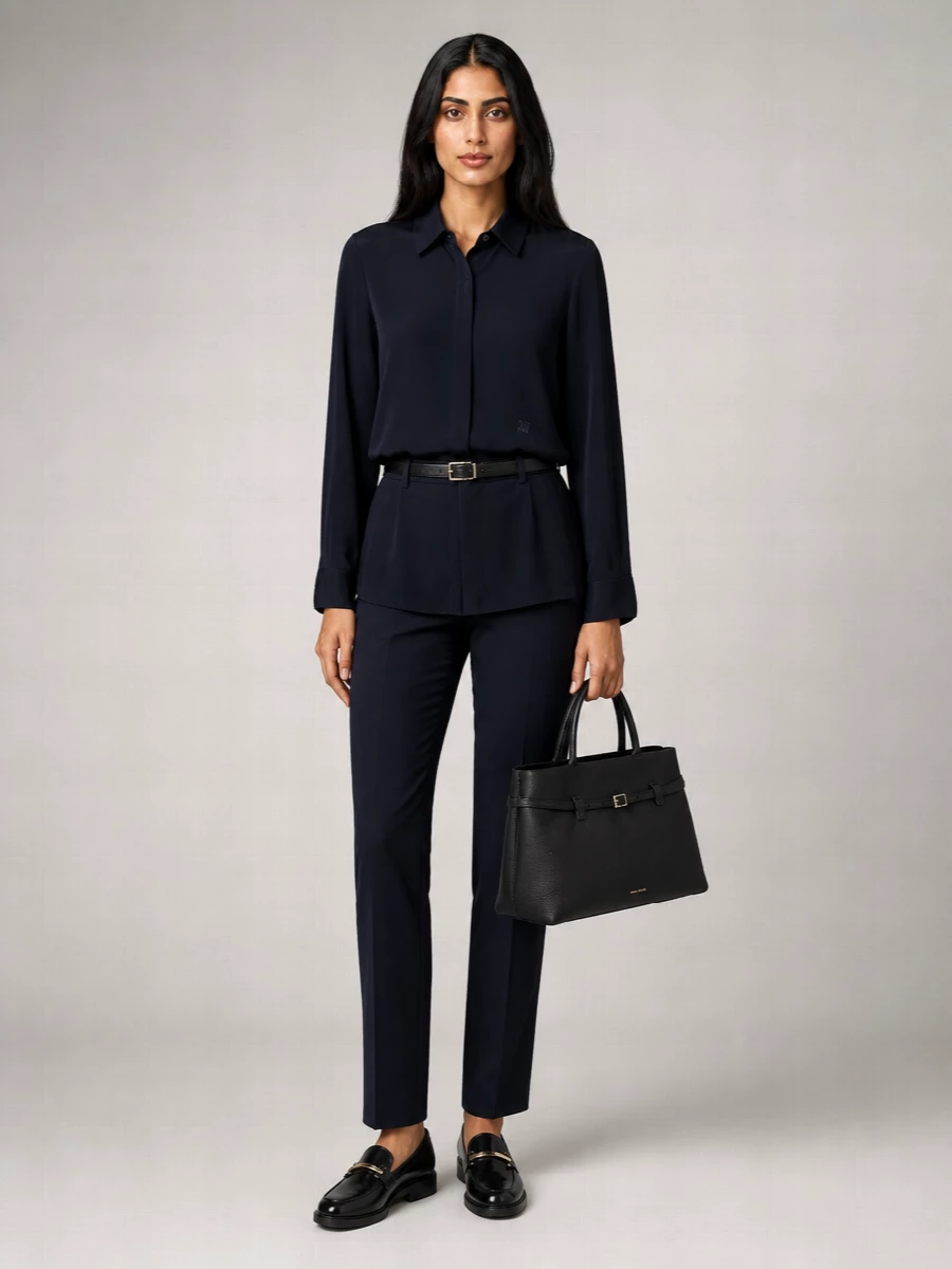Weekend Max Mara Velvet High-Rise Straight-Leg Slim-Fit Trousers