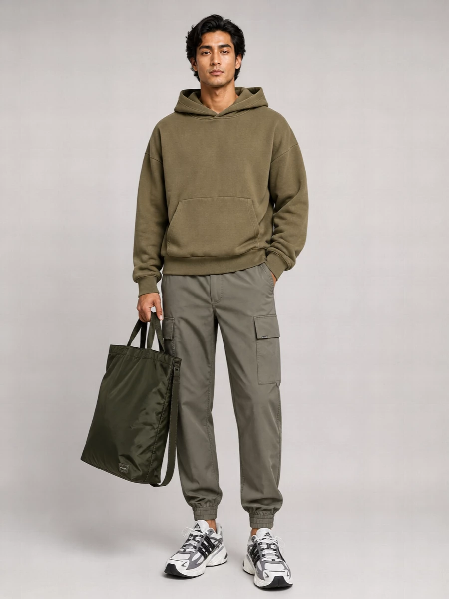 Entire Studios Oversize Sweatshirt Hooded Front Pocket