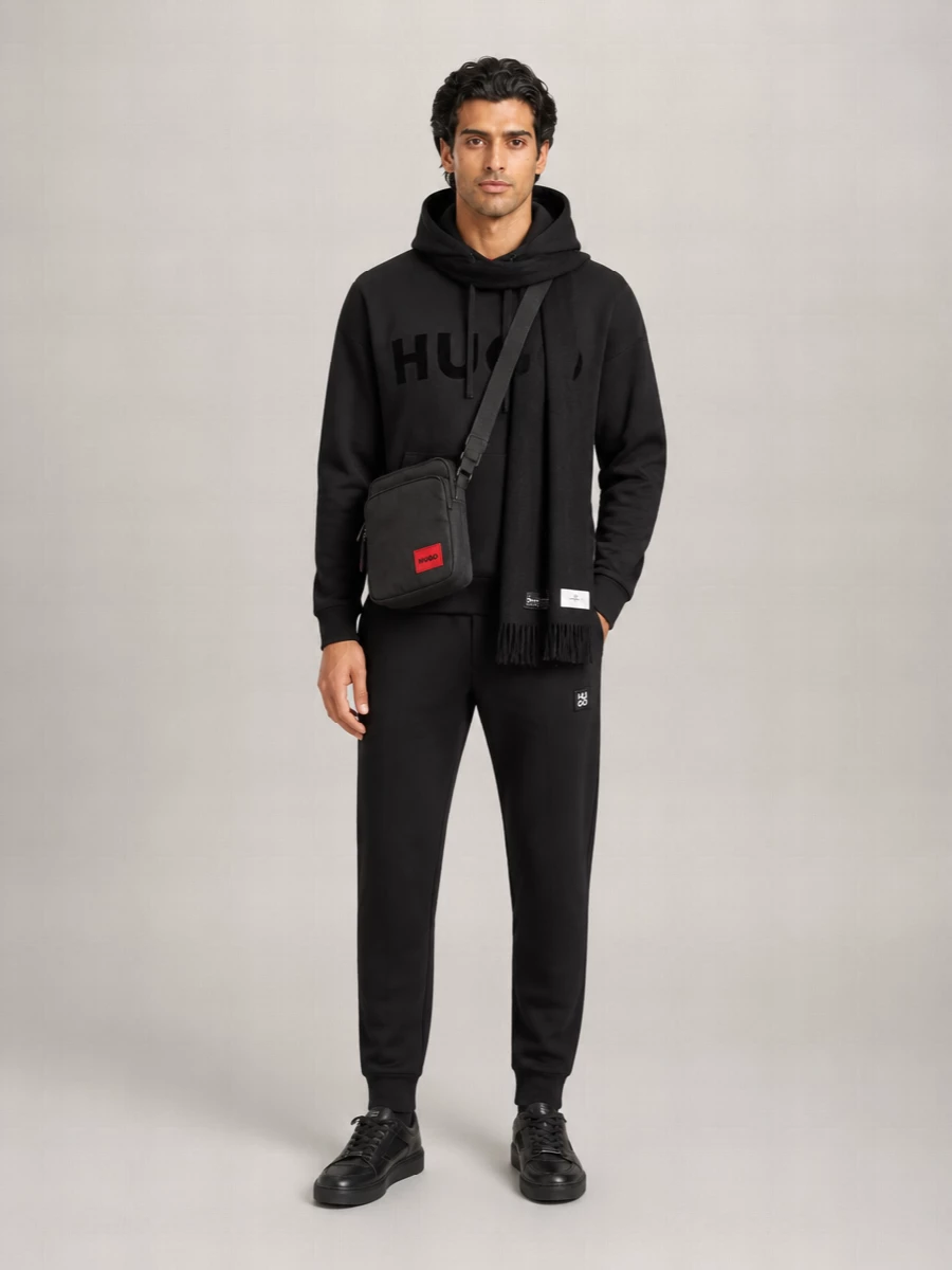 Boss High-Collar Hoodie