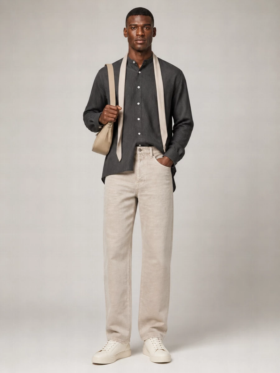 Haikure High-Rise Straight-Leg Jeans