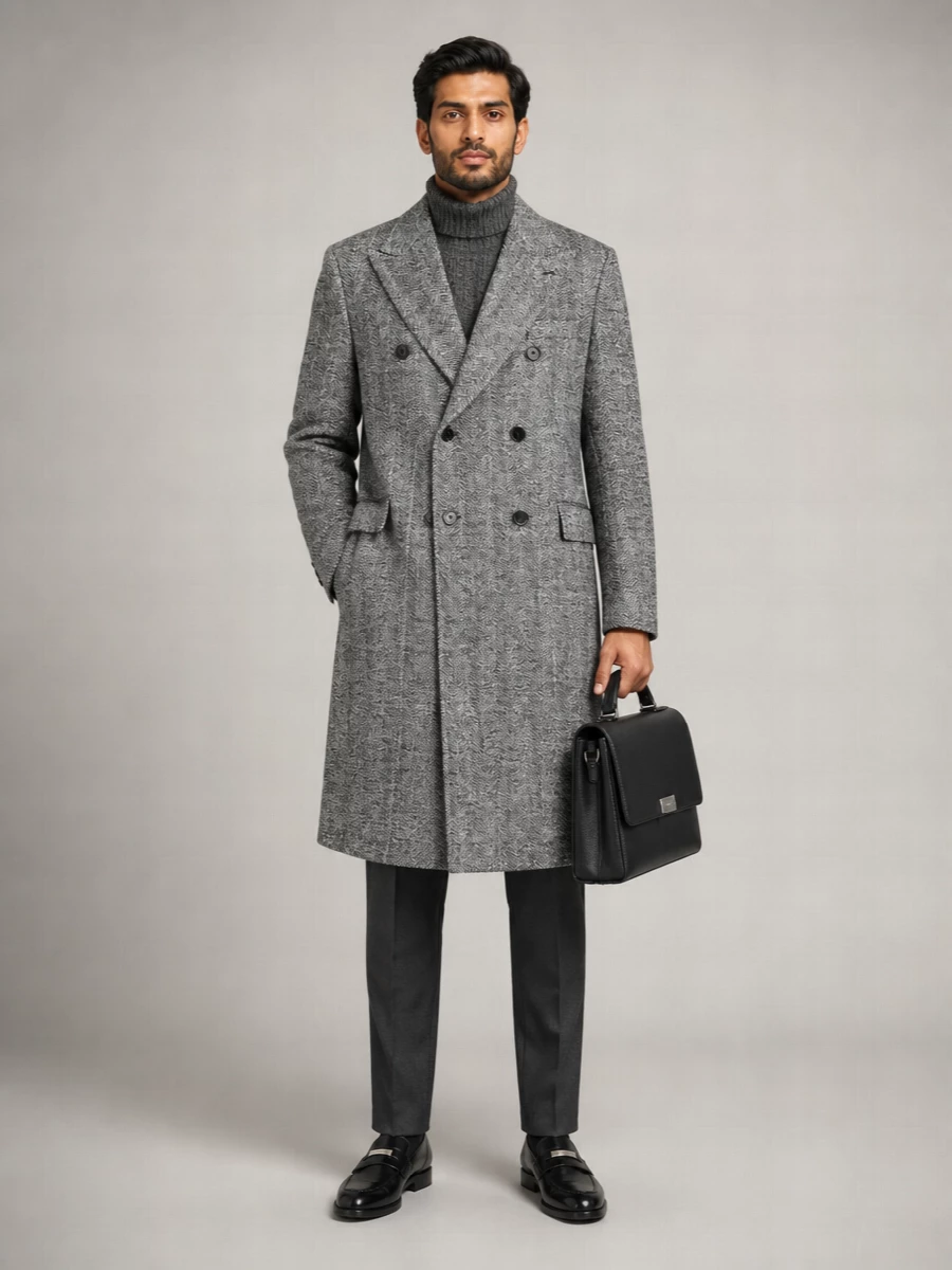 Dolce&Gabbana Virgin Wool Long Coat
