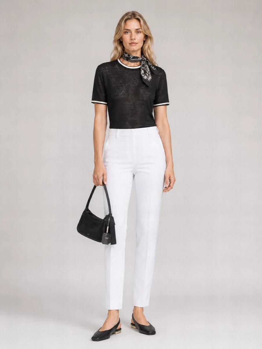 S Max Mara Linen Tank Top