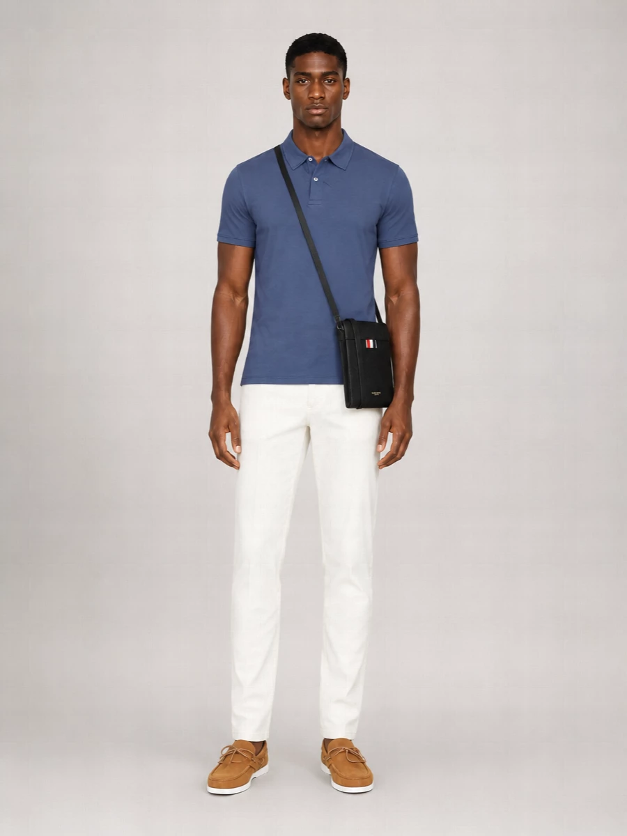 Hartford Cotton Short-Sleeve Polo Shirt