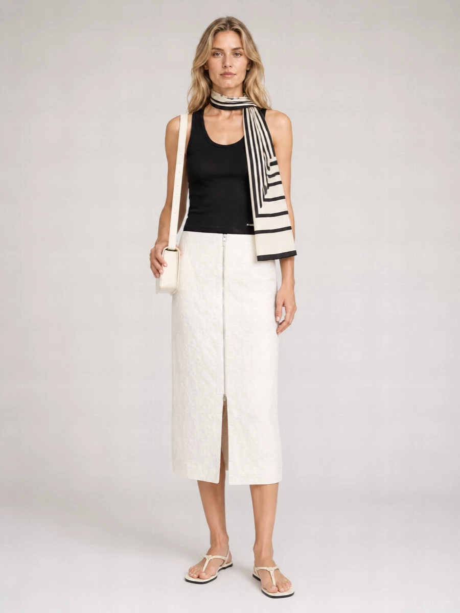 Jil Sander Cotton Logo Tank Top