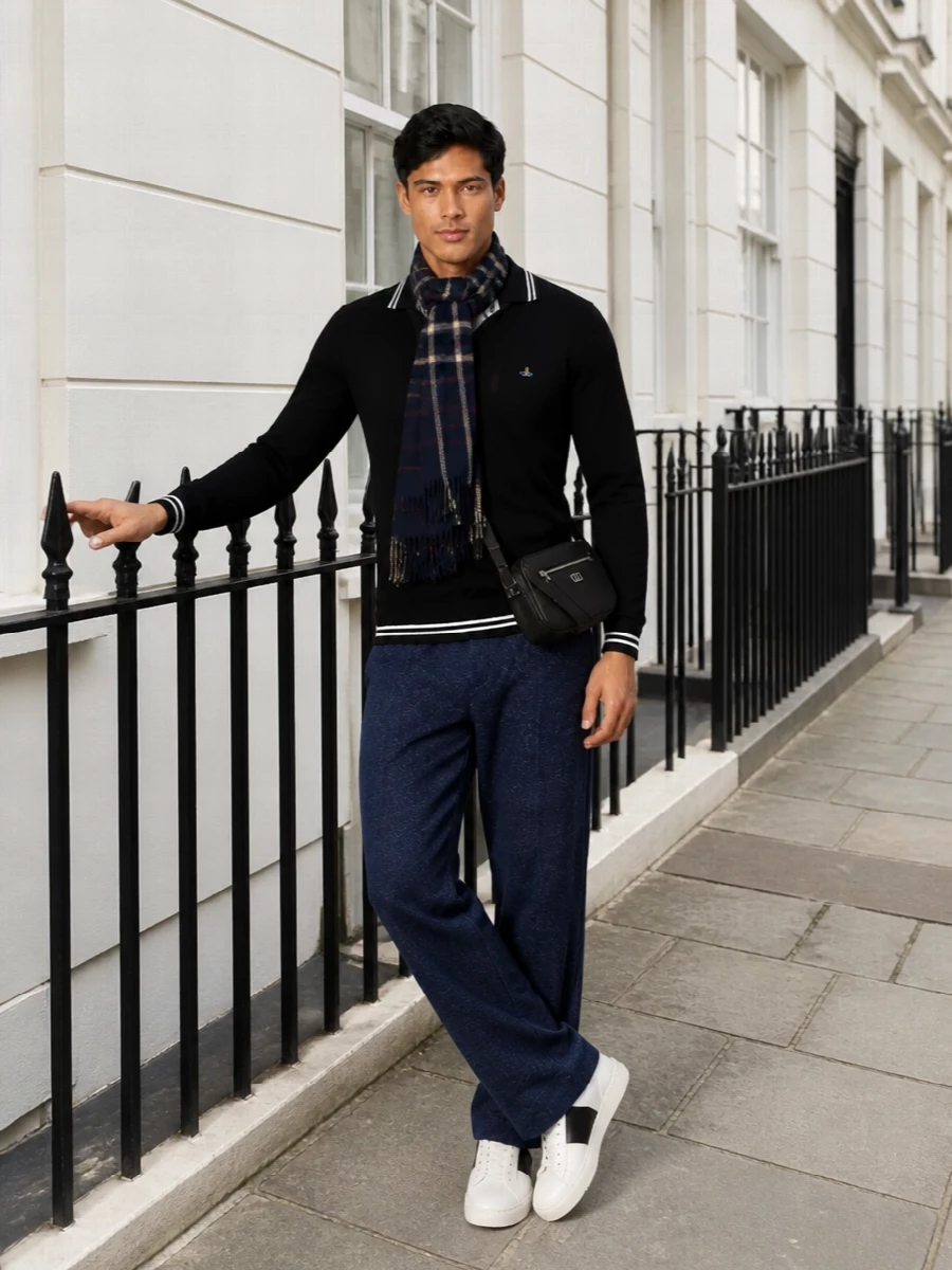 Vivienne westwood polo navy trousers sneakers