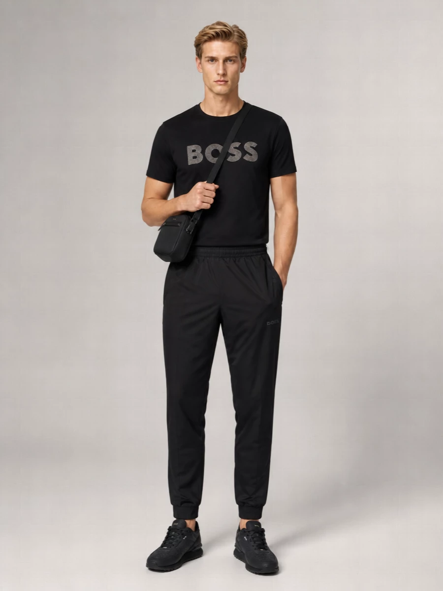 Boss Logo Print T-Shirt