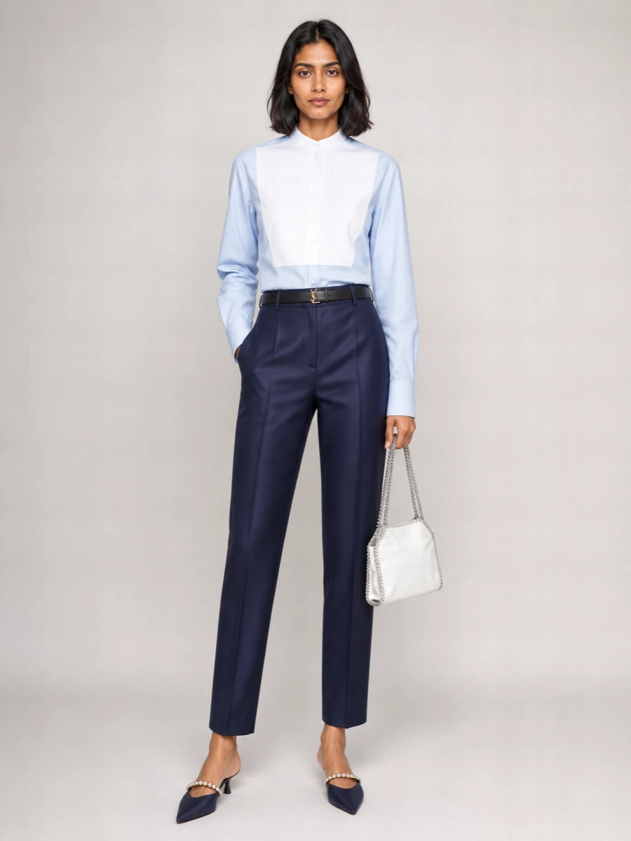 Stella Mccartney Pearl-Embellished Pointed-Toe Mules