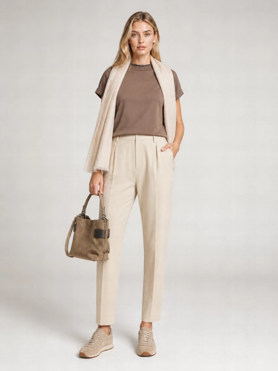 Brunello Cucinelli Stretch Cotton Jersey T-Shirt