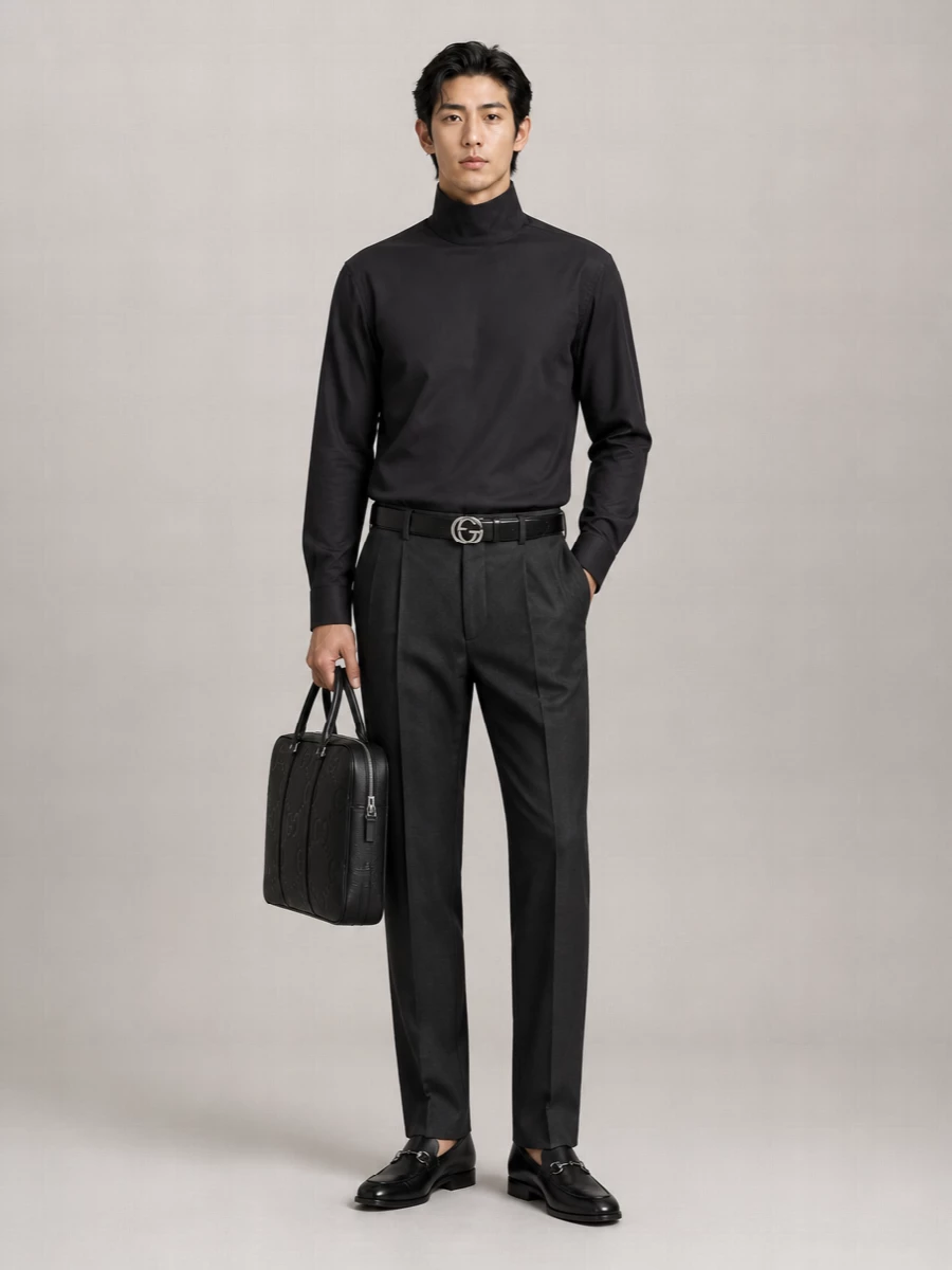 Givenchy Virgin Wool Straight-Leg Trousers
