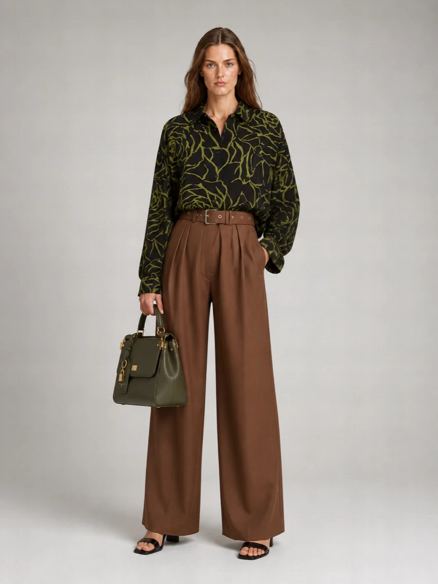 Dries Van Noten Patterned Long-Sleeve Shirt