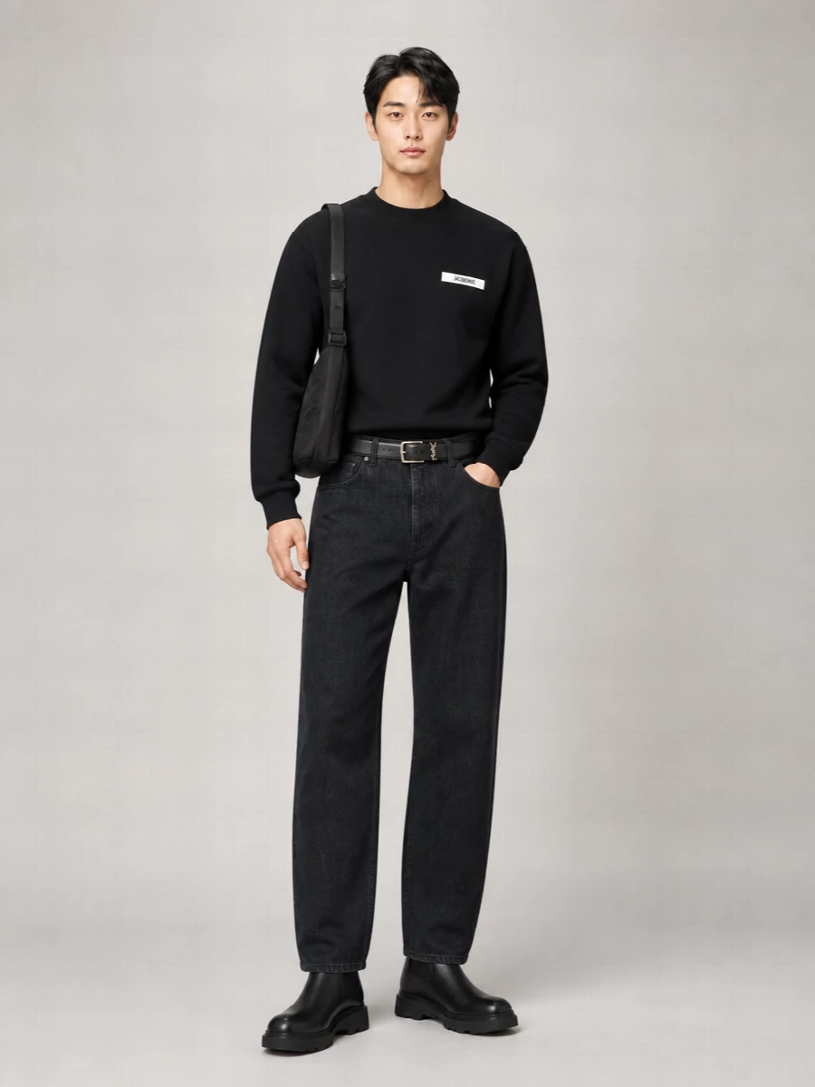 Jacquemus Cotton Crew-Neck Sweatshirt