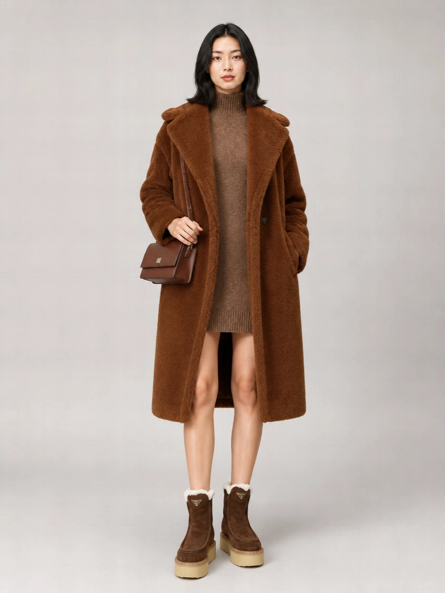 Max Mara Faux Fur Jacket