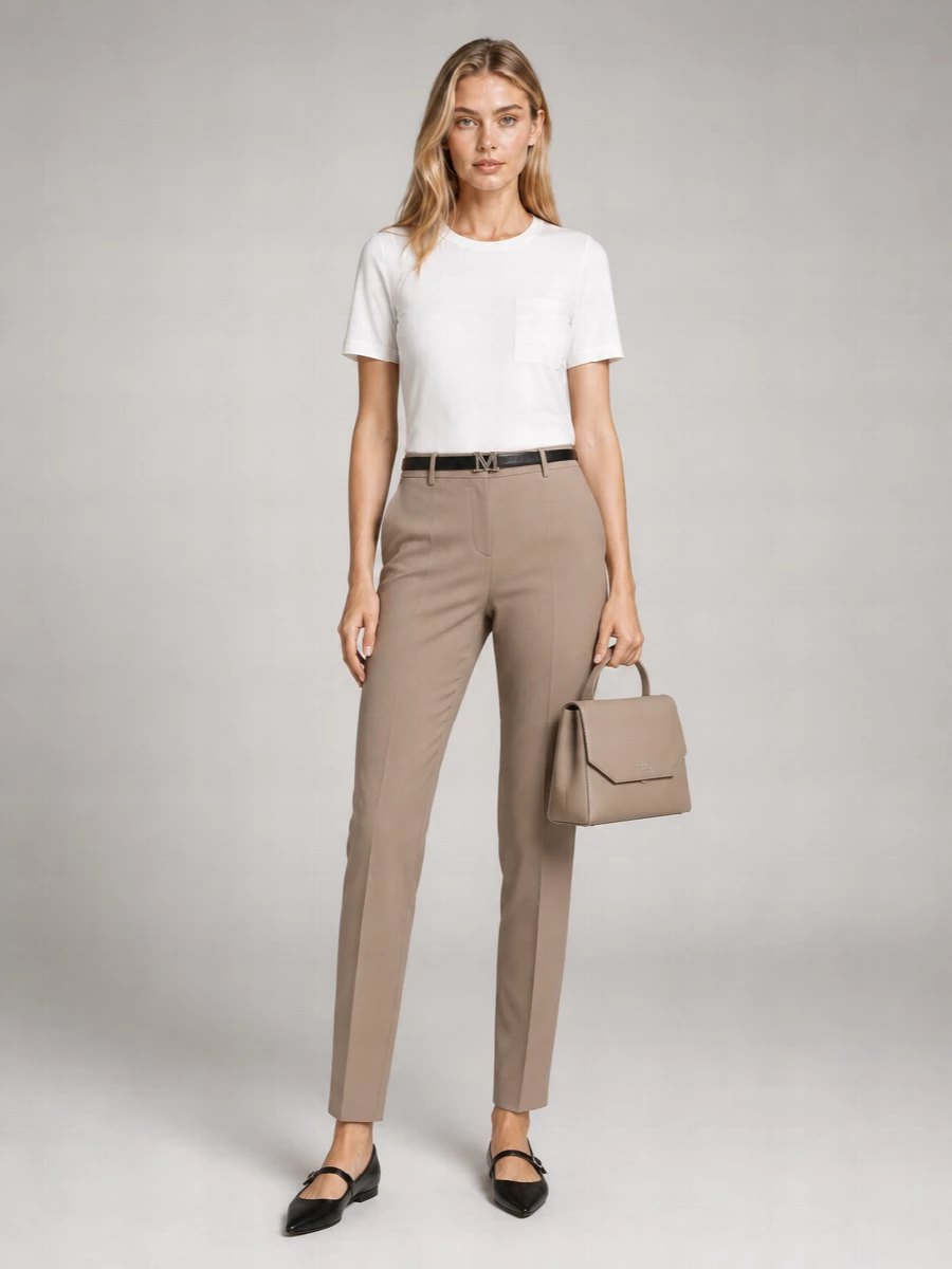 Max Mara Cotton Monogram-Print Papaia T-Shirt
