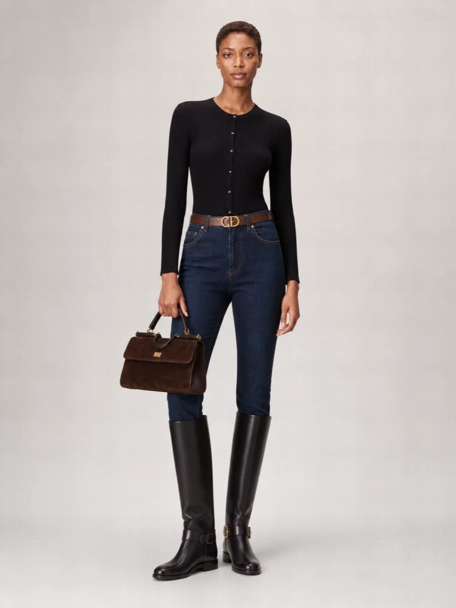 Dolce&Gabbana Mid-Rise Skinny-Leg Denim Jeans