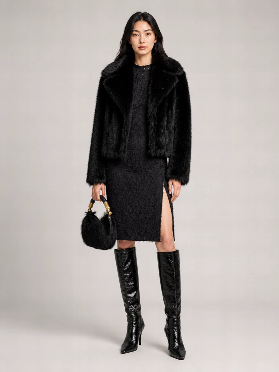 Courrèges Ruched Knee-High Boots