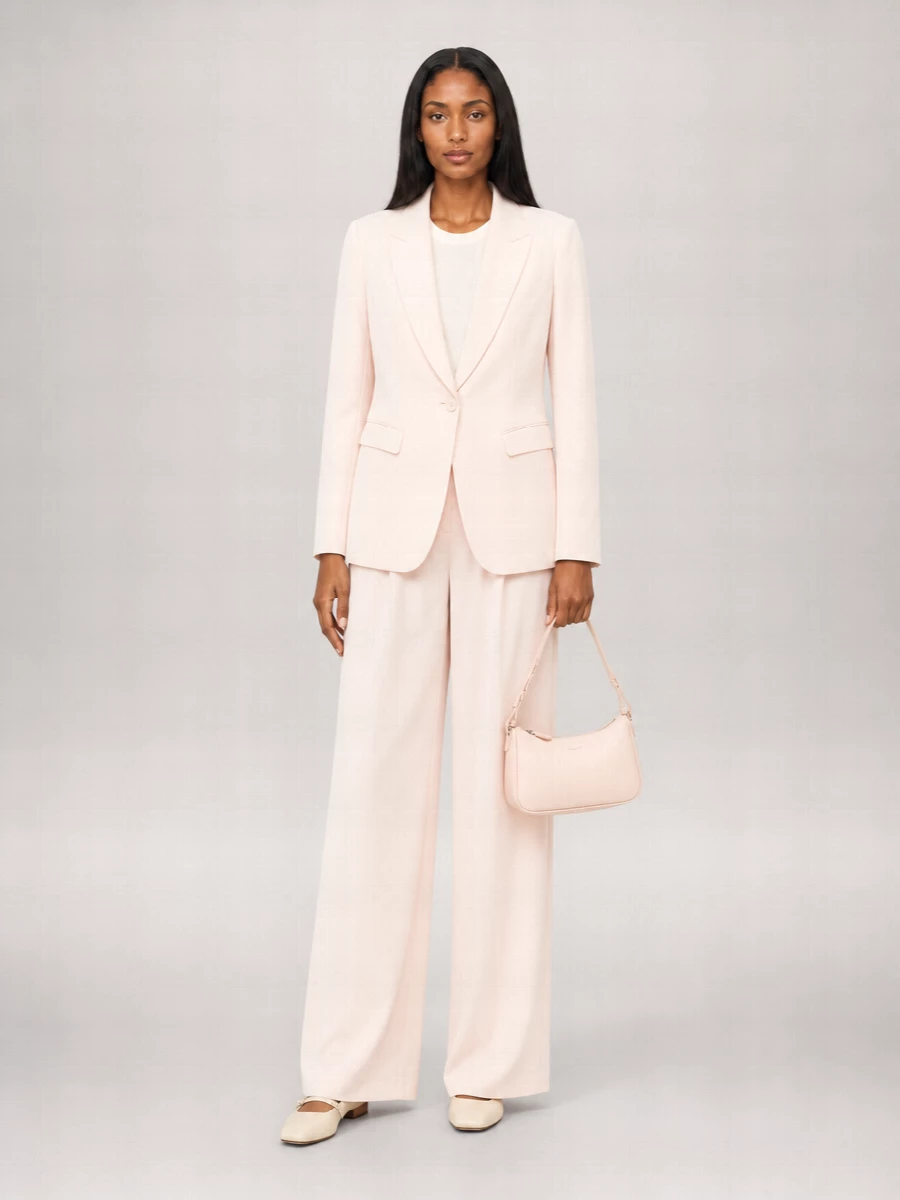 Emporio Armani Pleated Wide-Leg Trousers