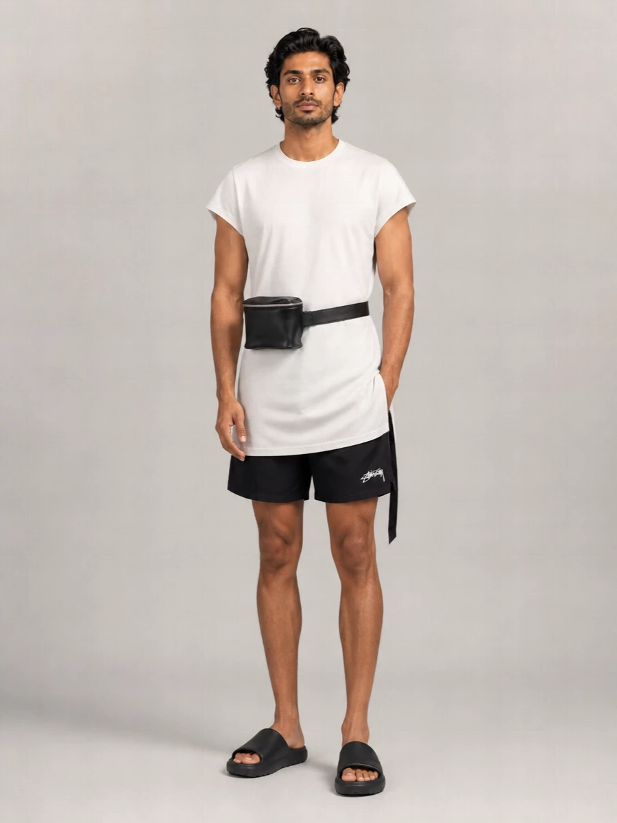 Stüssy Logo Print Swim Shorts