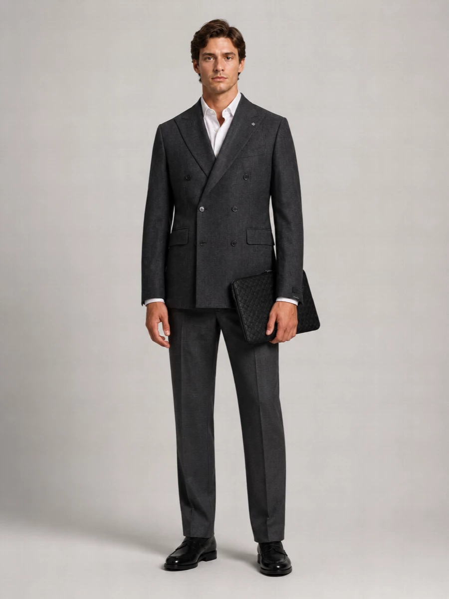 Pt Torino Virgin Wool Tailored Trousers
