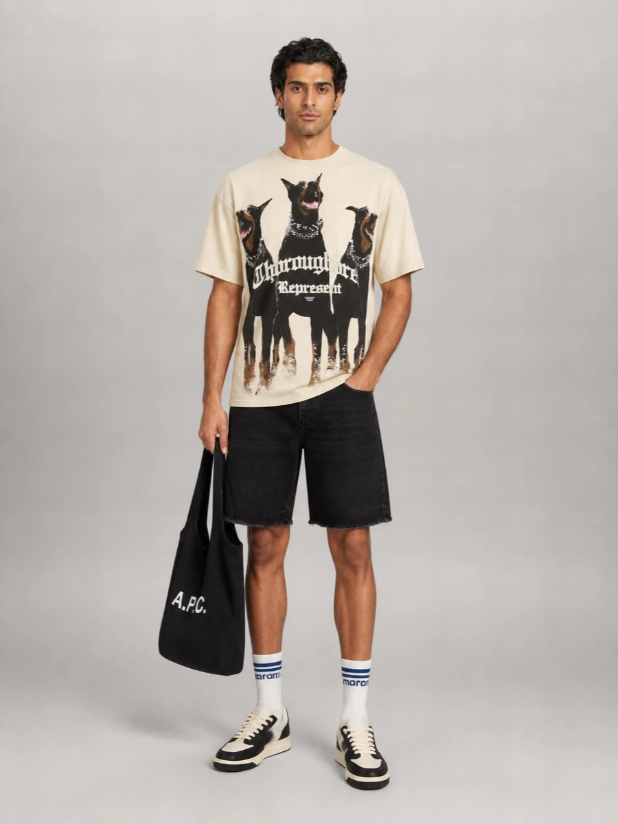 Represent Cotton Graphic-Print Crew-Neck T-Shirt